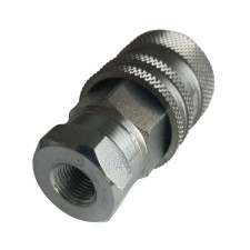 Conector Aeroquip FD90 NPTF 1/8x27 hembra cuerpo acero juntas Buna para extracción de gasolina FIA
