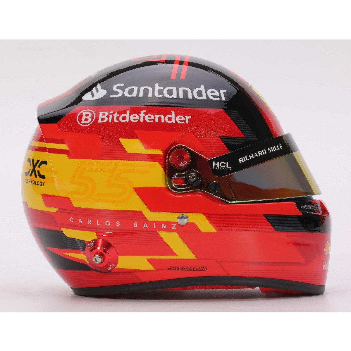 Mini-capacete BELL 2024 Carlos SAINZArray