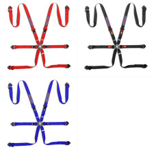 Arnés 6 puntos Sparco Martini Racing Competition H-2 Pull Down FIA