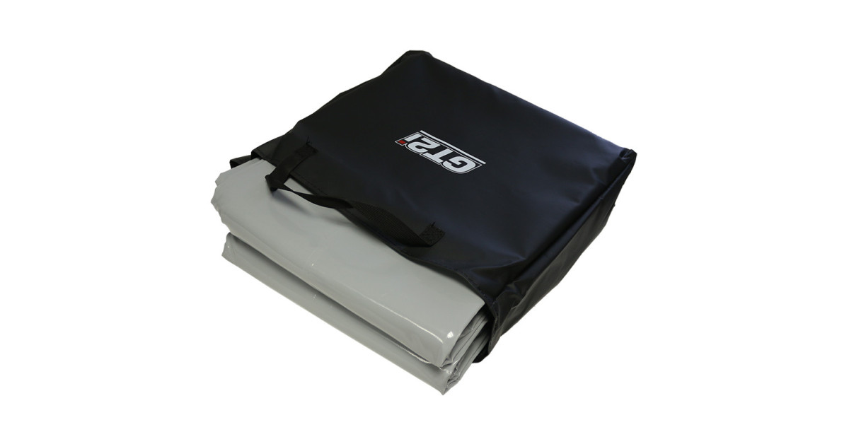 GT2i lona/ proteção do solo 3,2x3,2m PVC 700gr cinzento