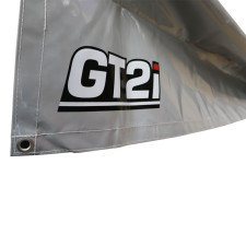 GT2i lona/ proteção do solo 3,2x3,2m PVC 700gr cinzento