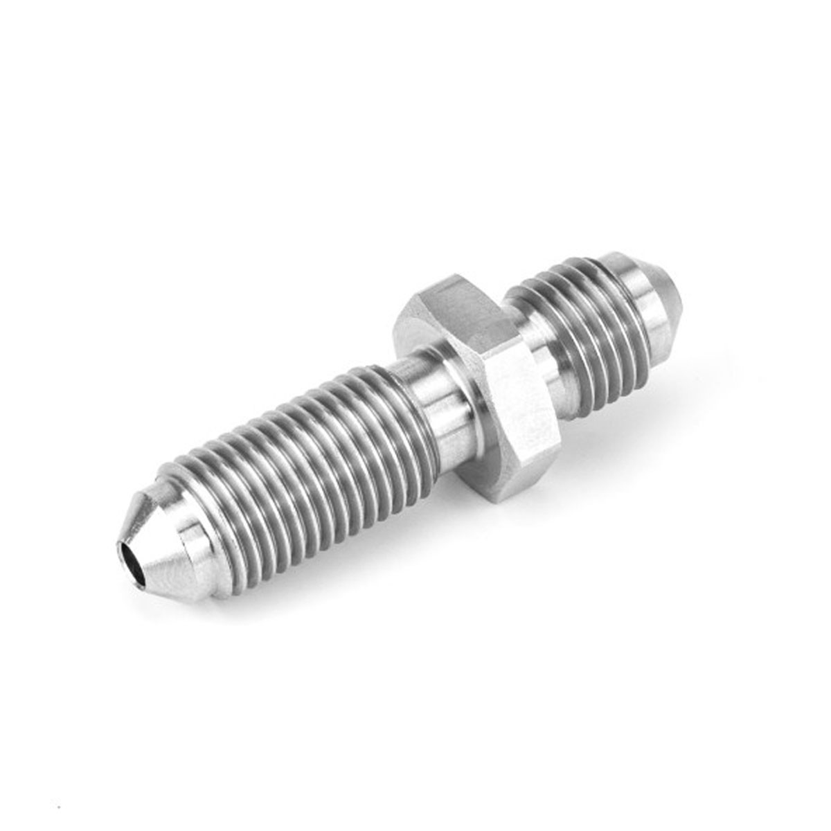 Adaptador de anteparo reto macho/macho Dash3/Dash3 - 3/8x24JIC AçoArray