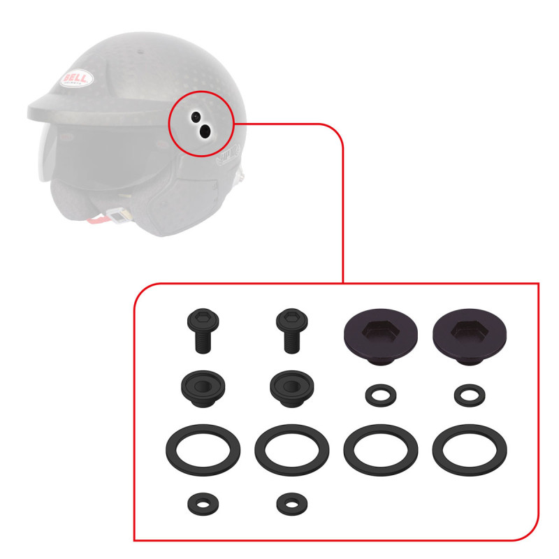 Kit tornillos para visera Bell M10Array