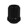 Porca EVO Corse aço galvanizado preto 12x125 chave 19 cone 90° L31mm aberta