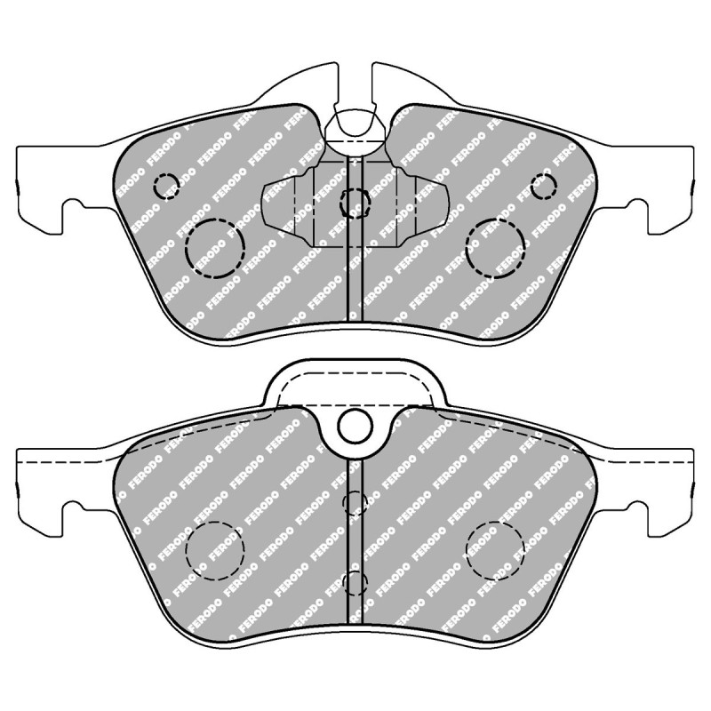 Pastilhas de travão Ferodo DS 1.11 dianteiras Mini Cooper R50Array