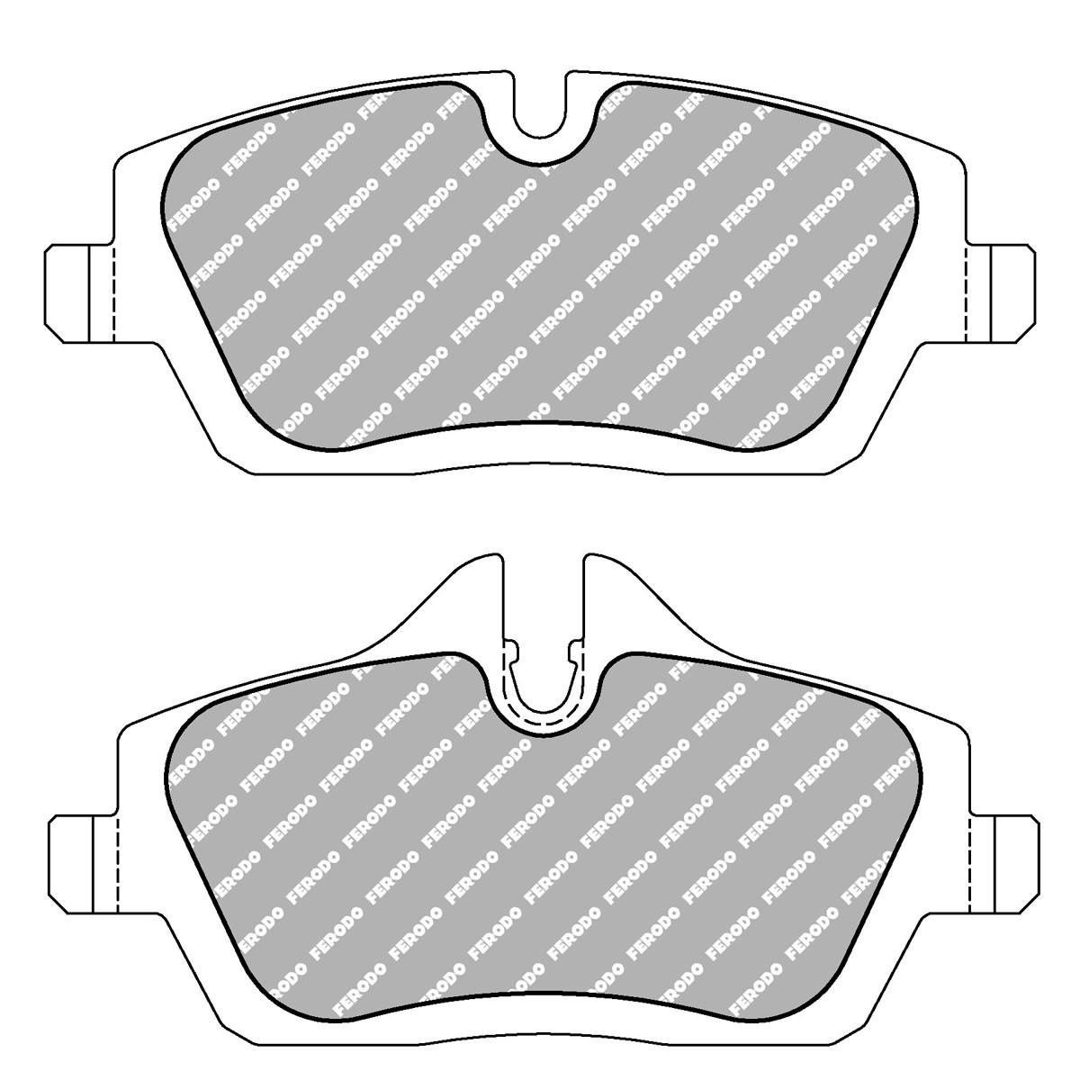 Pastilhas de travão Ferodo DS 1.11 dianteiras BMW 1 E87 / MiniArray