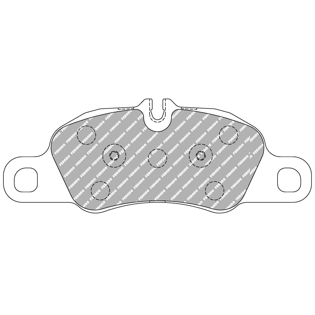 Pastilhas de travão Ferodo DS 1.11 dianteiras Porsche 911 997 / Baxster 981Array