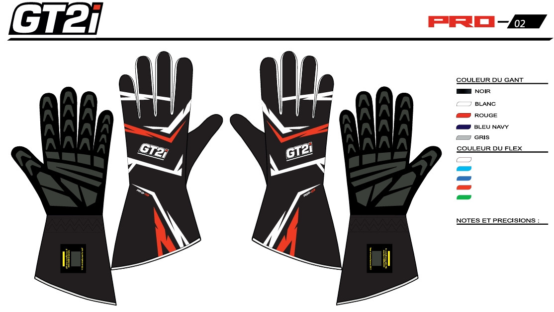 Guantes GT2i Pro 03 personalizadosArray