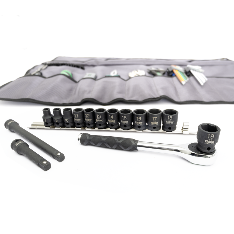 Maletín completo de herramientas manuales Kielder para mecánico (40 piezas 3/8")Array