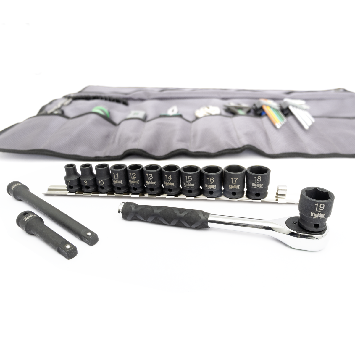 Maletín completo de herramientas manuales Kielder para mecánico (40 piezas 3/8")Array