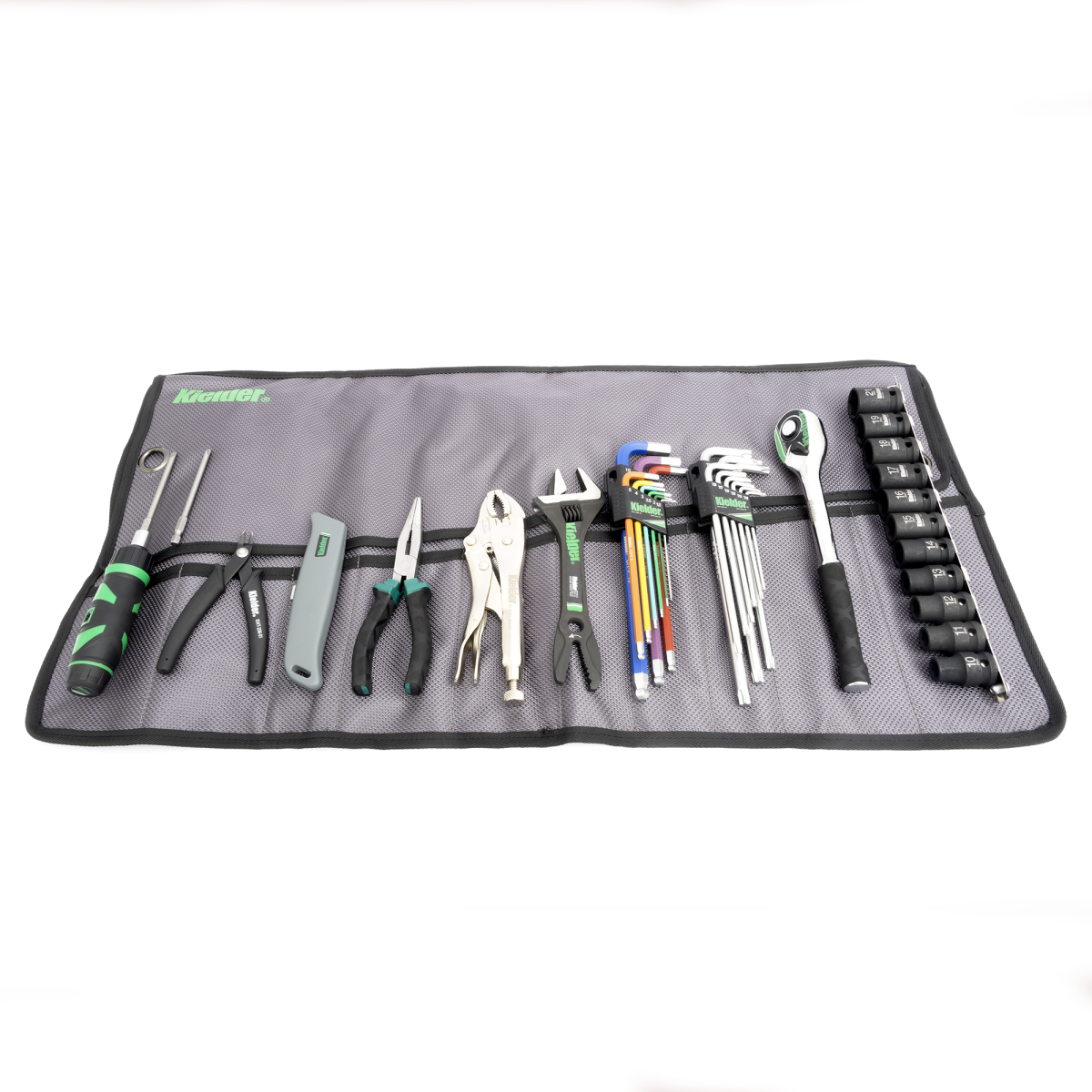 Maletín completo de herramientas manuales Kielder para mecánicos (38 piezas 1/2")Array