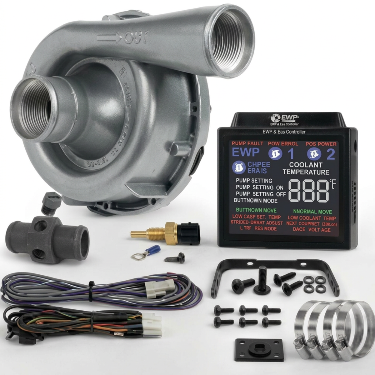 Kit de bomba de agua eléctrica Davies Craig EWP150 12 V - 150 l/min con controlador digitalArray