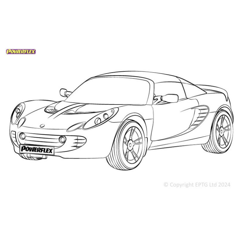 Silentblock Powerflex Lotus Séries 2 (2001-2011)Array