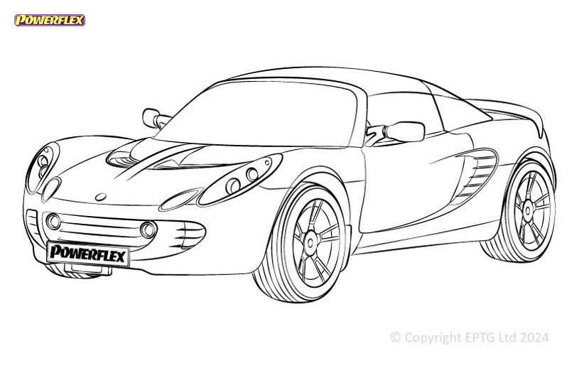 Silentblocs Powerflex Lotus Série 2 (2001-2011)Array