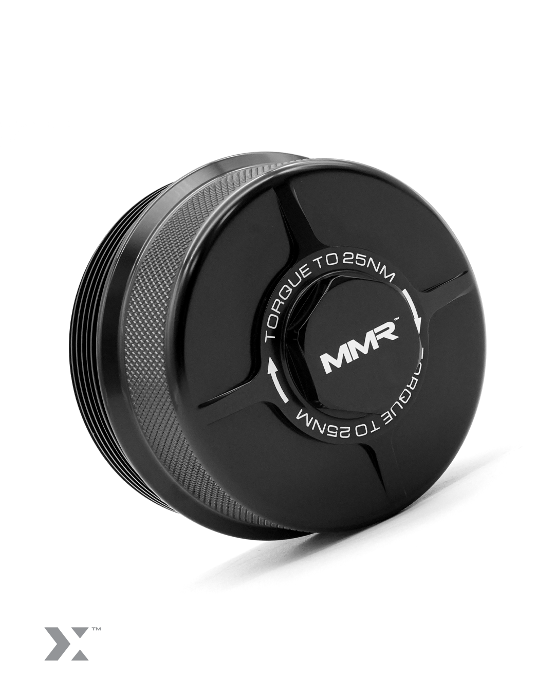 Tapa del filtro de aceite BMW N20, N52, N54, N55, S55 de MMR Performance MMR03-0101-BLArray