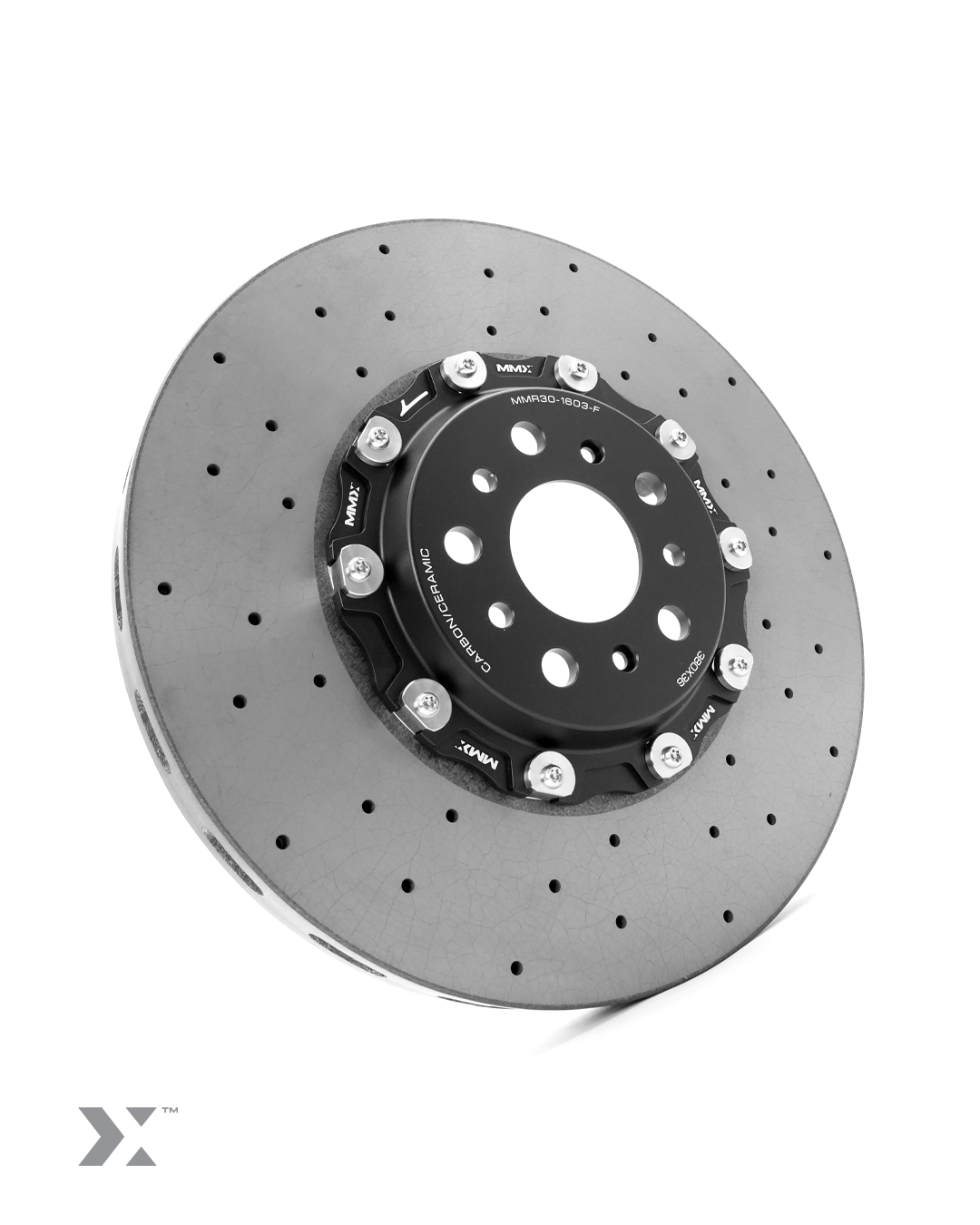 Discos del freno delanteros de carbono-cerámica para BMW M2 G87, M3 G80 y M4 G82 de MMX Performance MMR30-1603FArray