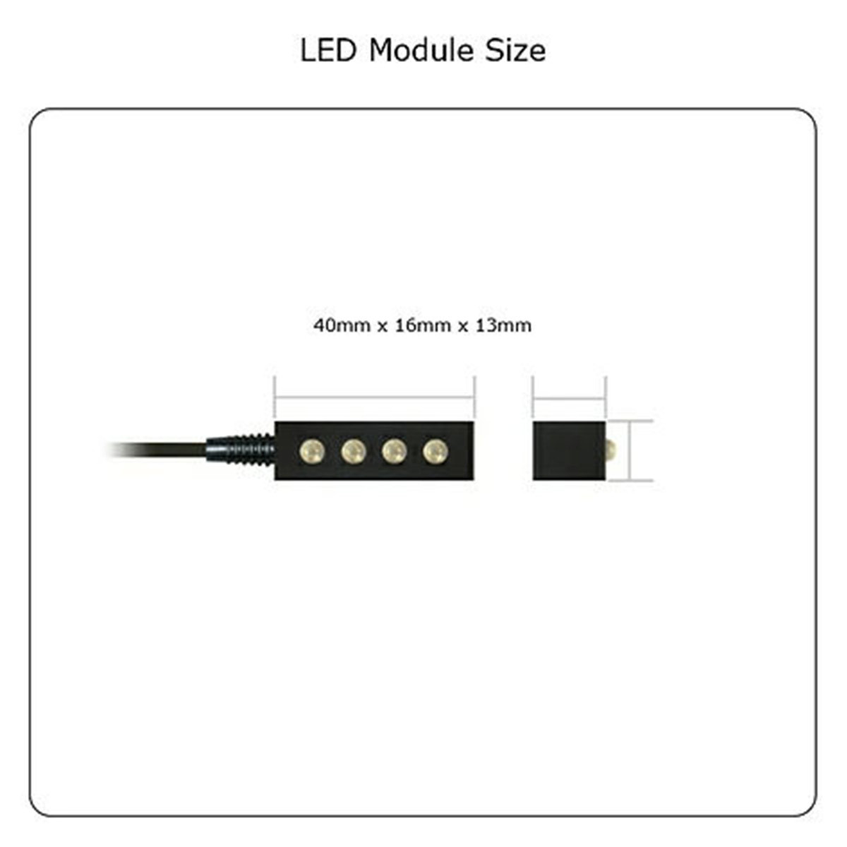 Shift light secuencial Omex de 4 LED OMSLS programableArray