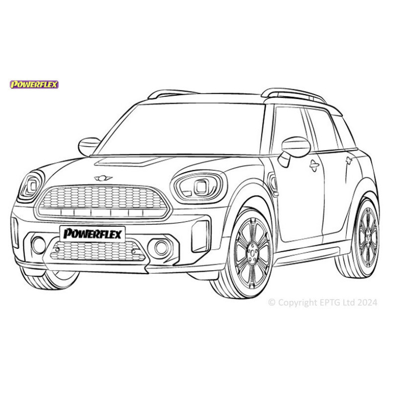Silentblock Powerflex Mini F60 Countryman Gen 2 (2017-)Array
