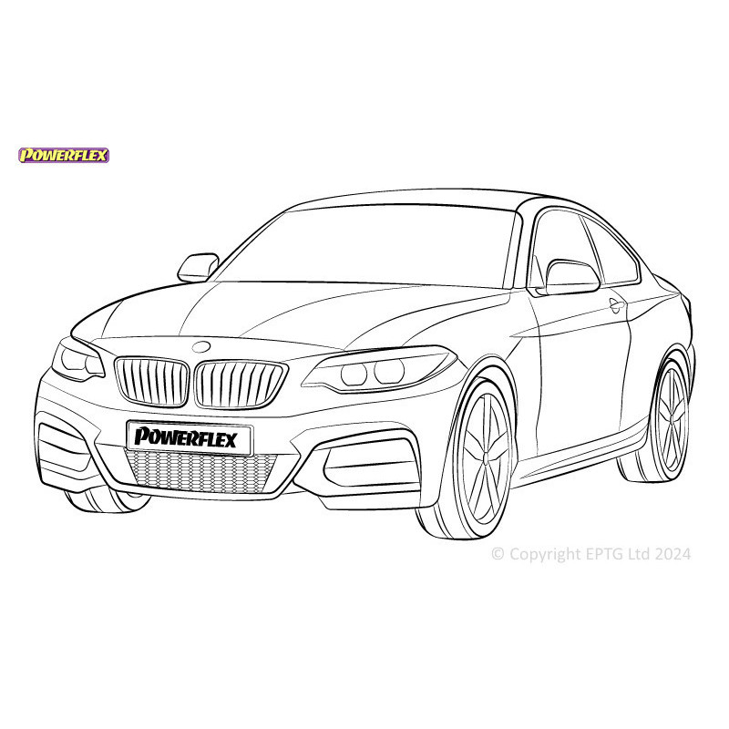 Silentblock Powerflex BMW Série 2 F22, F23 (2013 - 2021)Array