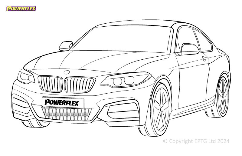Silentblock Powerflex BMW Série 2 F22, F23 (2013 - 2021)Array