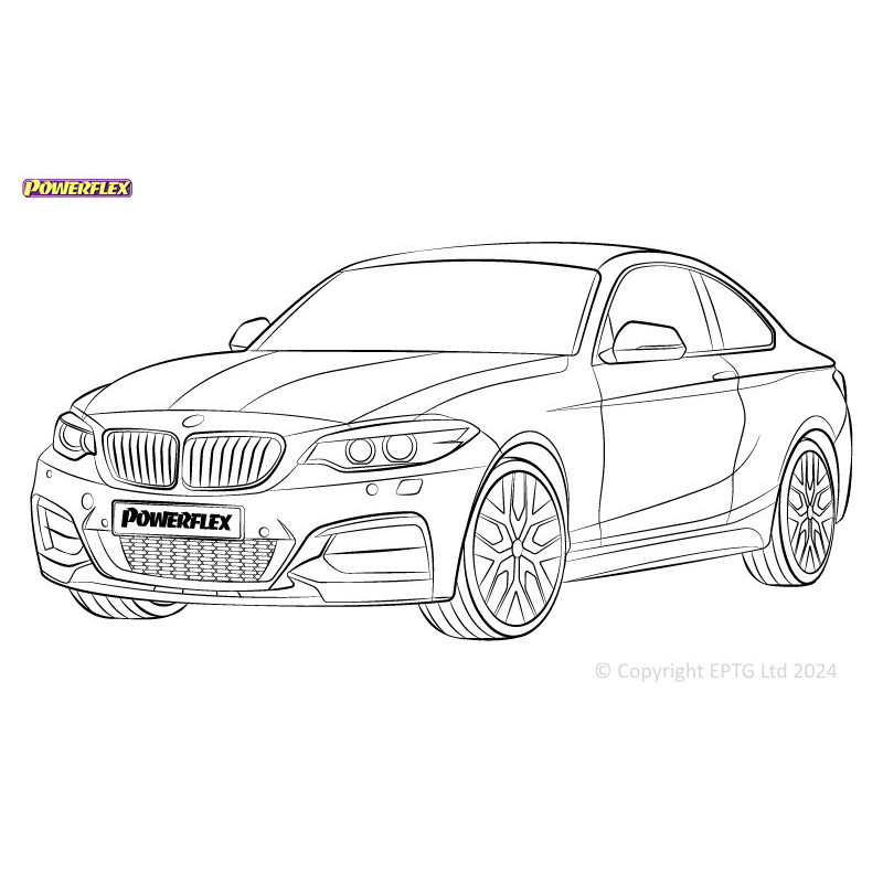 Silent Bloc Powerflex BMW Série 2 F22, F23 xDrive (2013 - 2021)Array