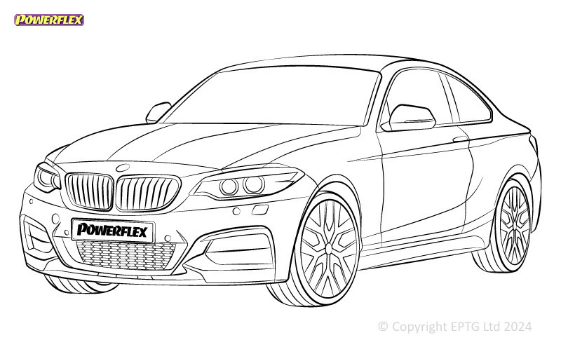 Silent Bloc Powerflex BMW Série 2 F22, F23 xDrive (2013 - 2021)Array