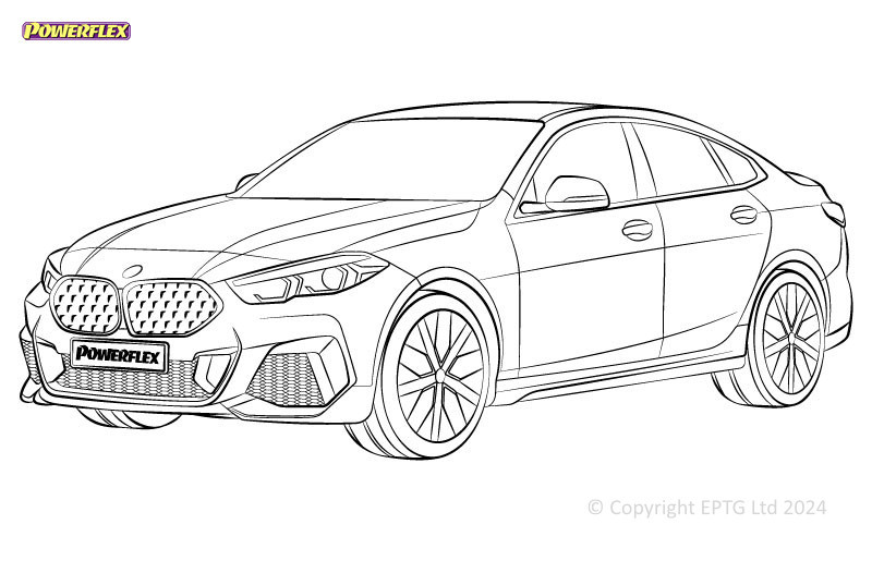 Silentblock Powerflex BMW Série 2 F44 Gran Coupe (2019-)Array