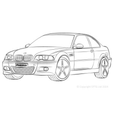Silentblock Powerflex BMW Série 3 E46 Coupe / Cab / Berline / Touring