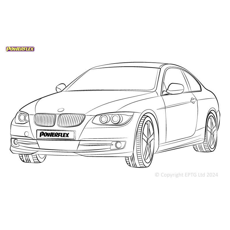 Silent Bloc Powerflex BMW Série 3 E9* Sedan / Touring / Coupe / CabrioletArray