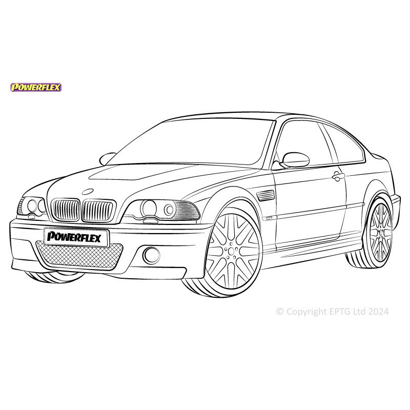 Silentblock Powerflex BMW Série 3 E46 Xi/XD (4wd)Array