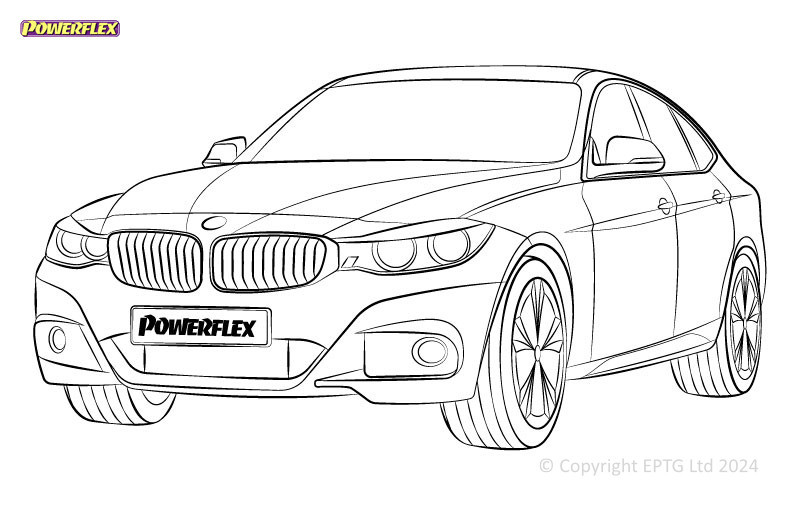 Silentblock Powerflex BMW Série 3 F3* Berline / Touring / GT (2011 - 2018)Array