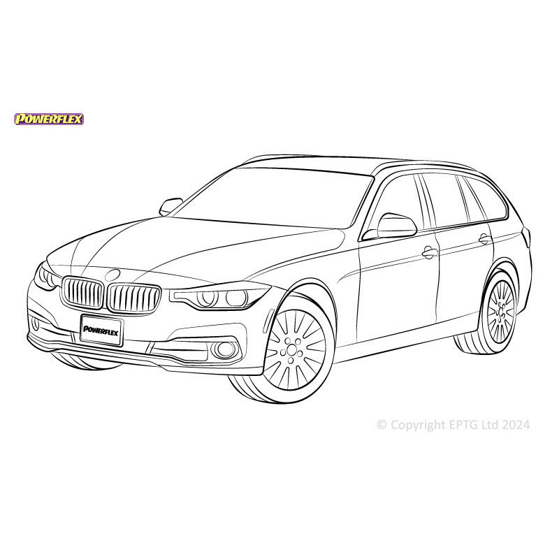 Silent Bloc Powerflex BMW Série 3 F3* Sedan / Touring xDrive (2011 - 2018)Array