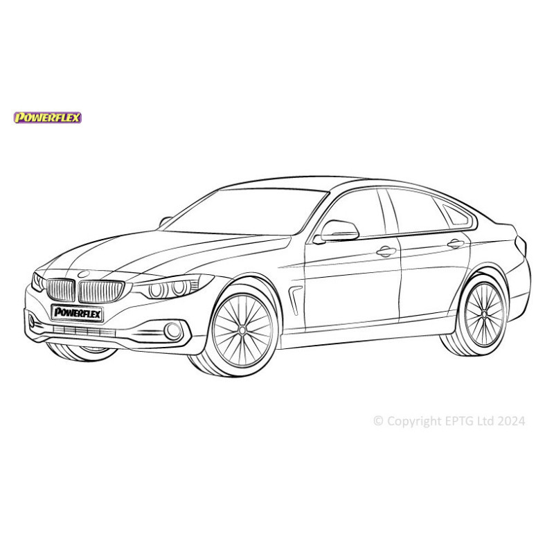 Silentblock Powerflex BMW Série 4 F32, F33, F36 xDrive (2013 - 2020)Array