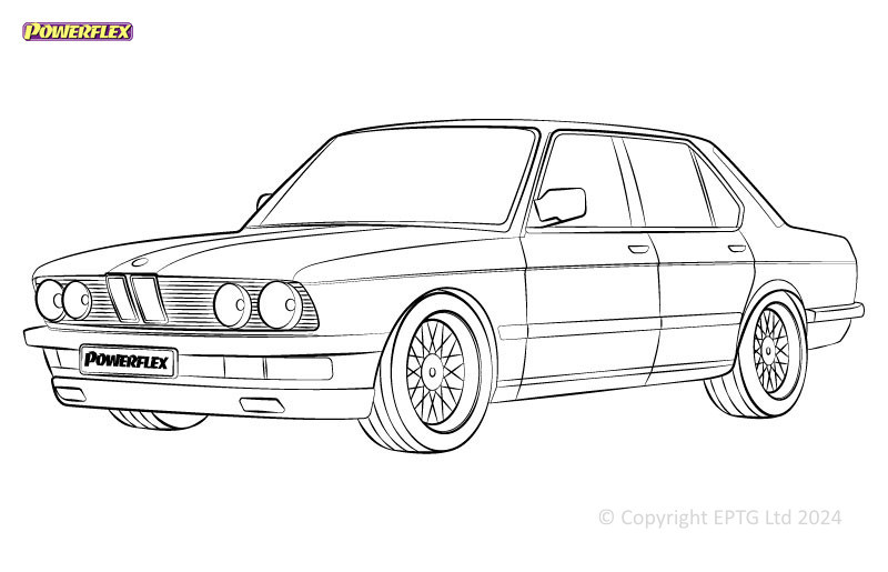 Silent Bloc Powerflex BMW Série 5 E28 (1982 - 1988)Array