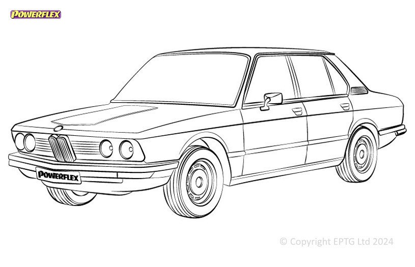 Silent Bloc Powerflex BMW Série 5 E12 (1972-1981)Array
