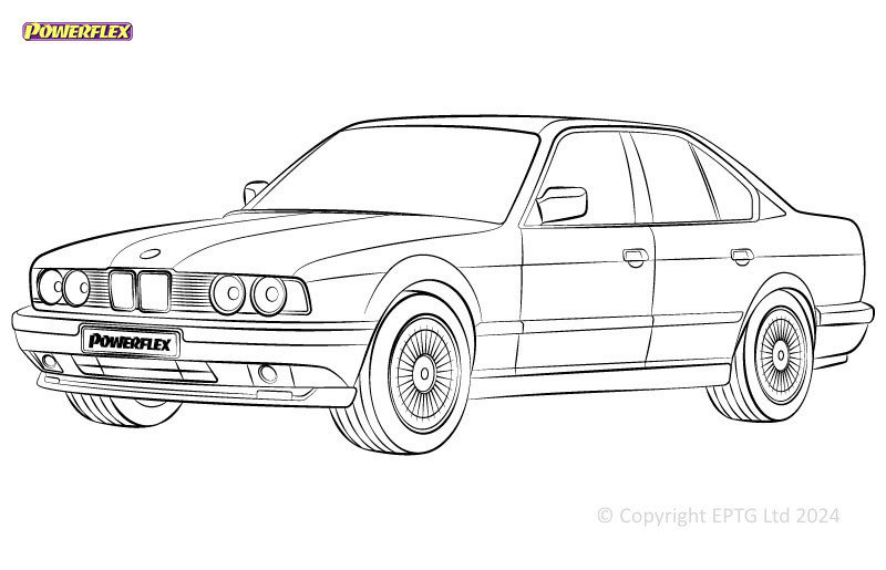 Silent Bloc Powerflex BMW Série 5 E34 (1988 - 1996)Array