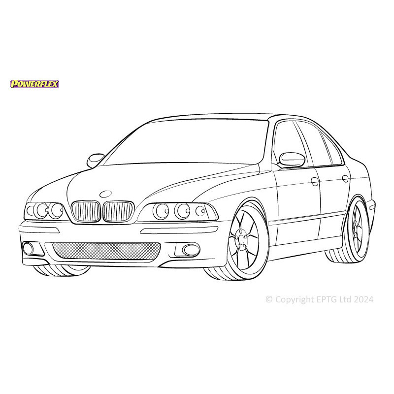 Silentblock Powerflex BMW Série 5 E39 M5Array