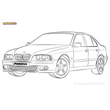 Silentblock Powerflex BMW Série 5 E39 535 to 540
