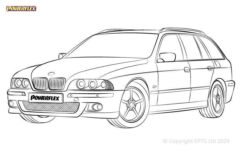 Silent Bloc Powerflex BMW Série 5 E39 540 TouringArray