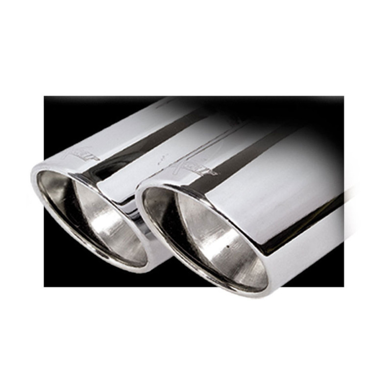 Terminal sin silencioso 2x80 X-Race Inoxcar BMW E82 135i Coupé 3,0 BiTurbo 2007-2010Array