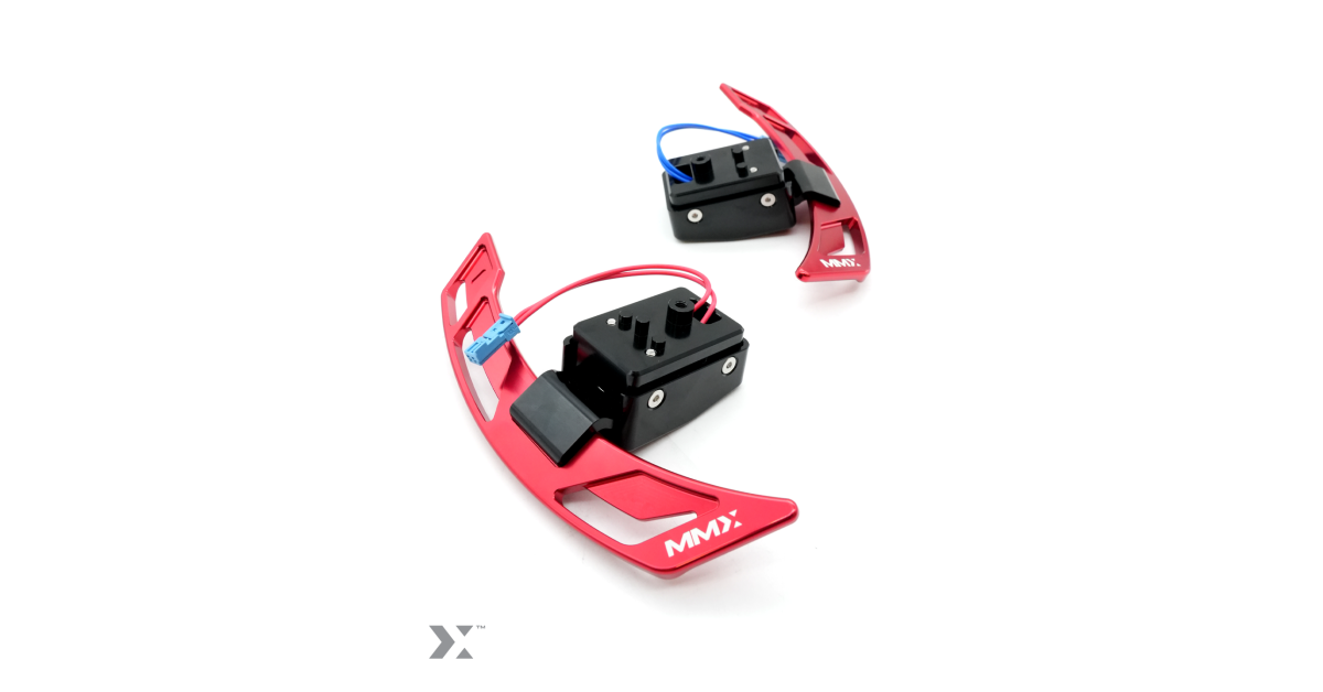 Paletas magnéticas para el volante BMW Gxx Fxx LCI MMX Performance MMR04-0006-RED - Rojas