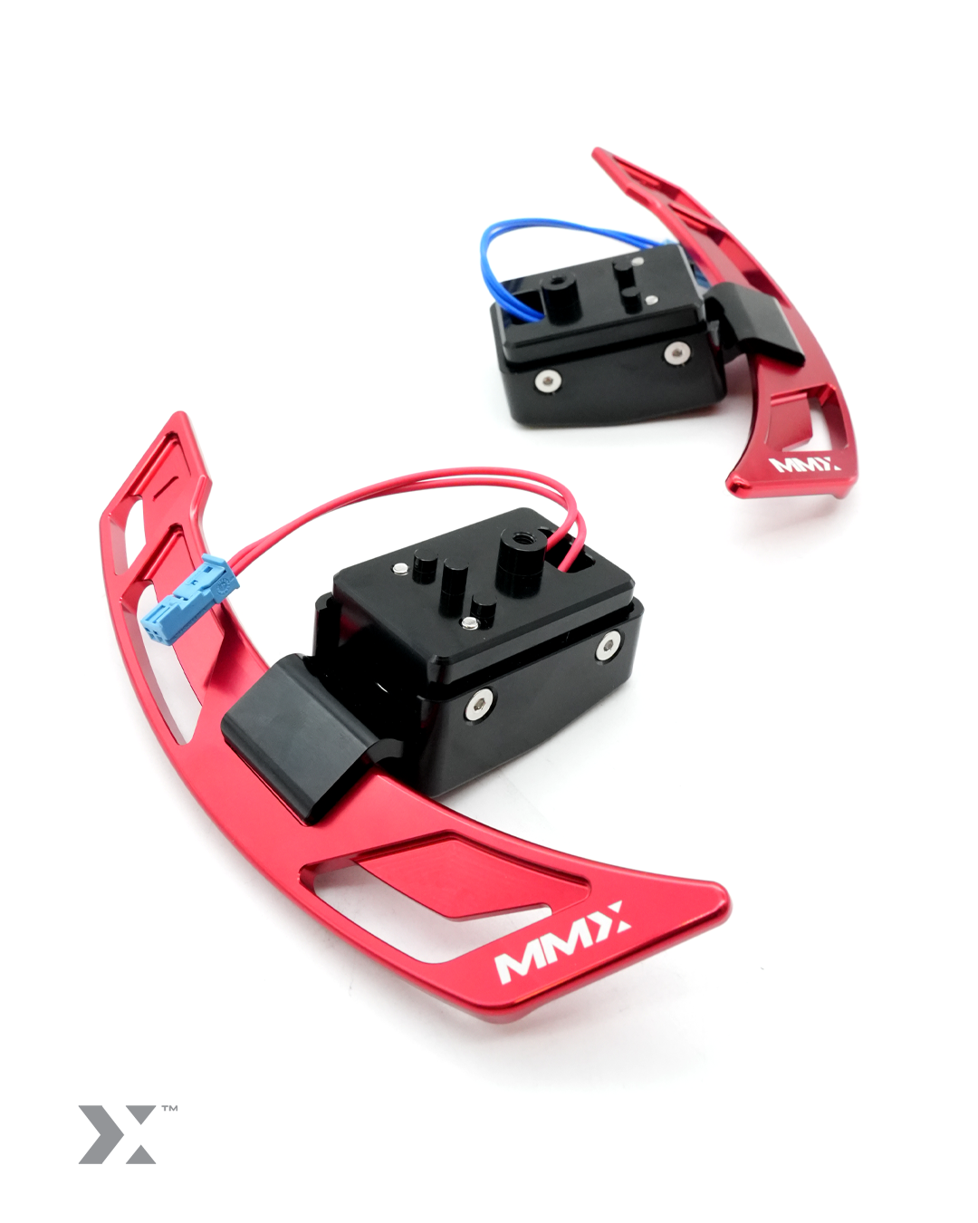 Paletas magnéticas para el volante BMW Gxx Fxx LCI MMX Performance MMR04-0006-RED - RojasArray