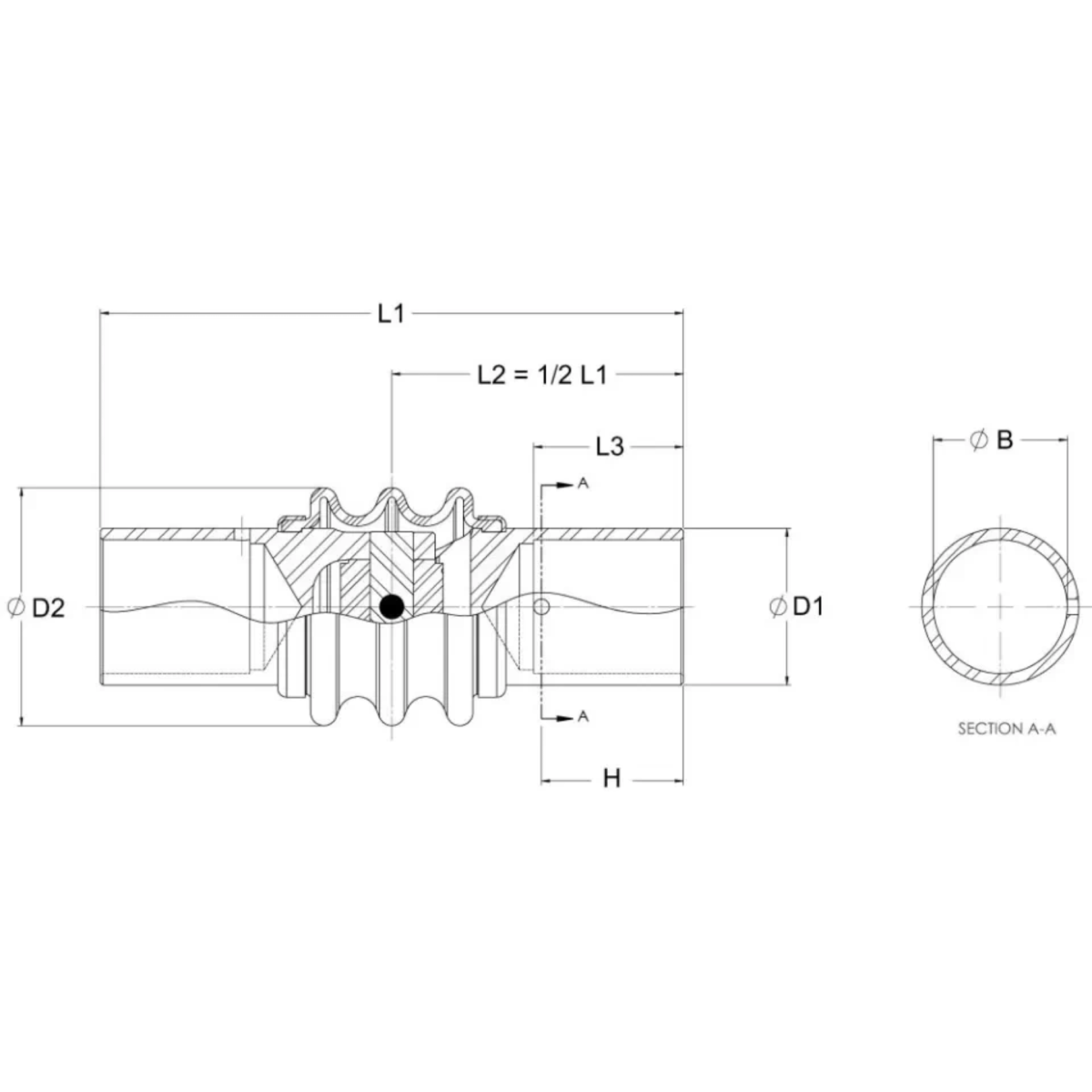 Cardan Helico Mil-Spec Racetech RTUJB10Array