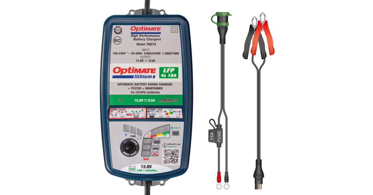 Cargador OptiMate Lithium 4S 10 A LiFePO4