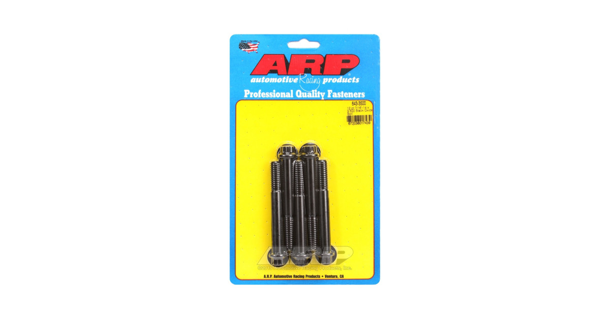 Perno Universal ARP 7/16-14 - Oxido Negro 12 Pts x5Array