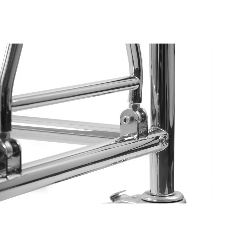 Carrinho de pneus compacto em aço inoxidável, 1385 mm x 475 mm, para camiões - GT2iArray