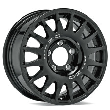 Llanta de aluminio OZ Racing Rally Terra 15x7 Negro brillante - Skoda Fabia RS Rally2 - W01797045YMN