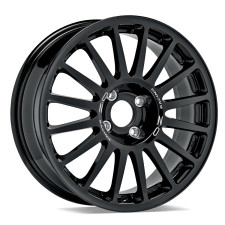 Jante de alumínio OZ Racing Superturismo Rally 17x7 Preto brilhante - Peugeot 208 Rally4 e Lancia Y Rally4 - W01625076YL2