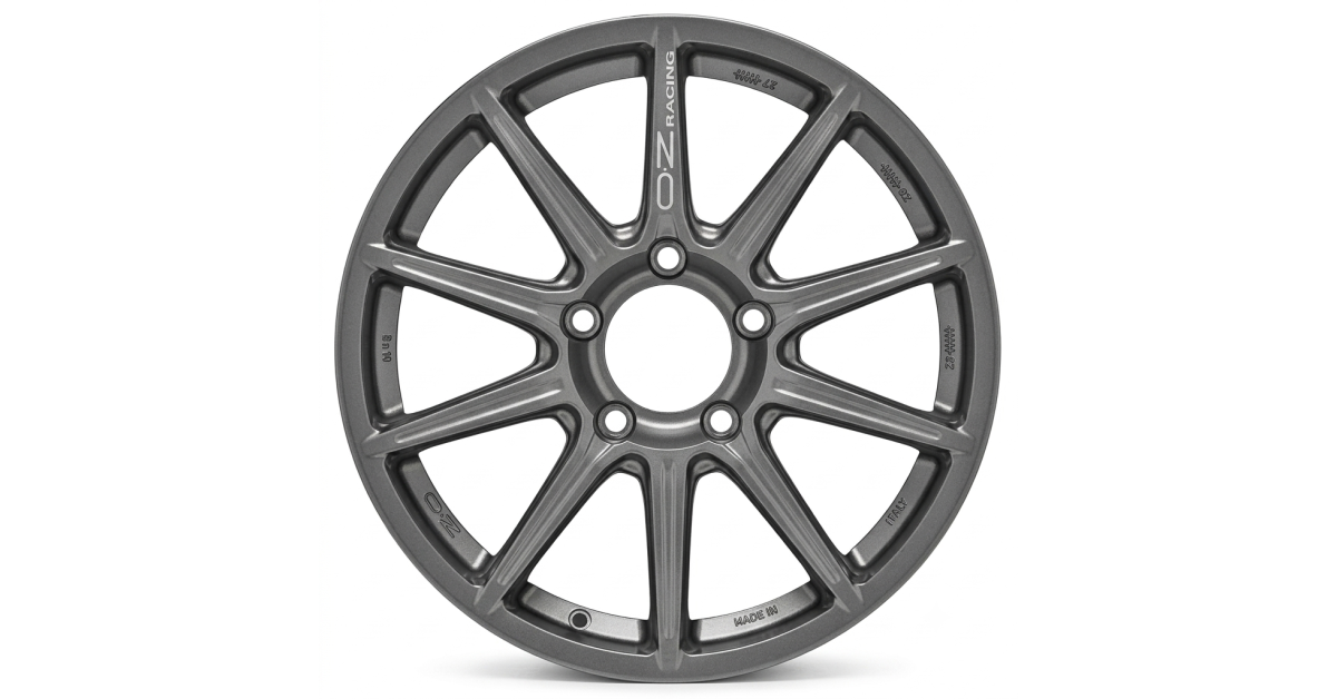 Jante de alumínio OZ Racing Rally Tarmac 18x8 cinzento grafite montante - Toyota Yaris GR Rally2 - W01E31001YL3