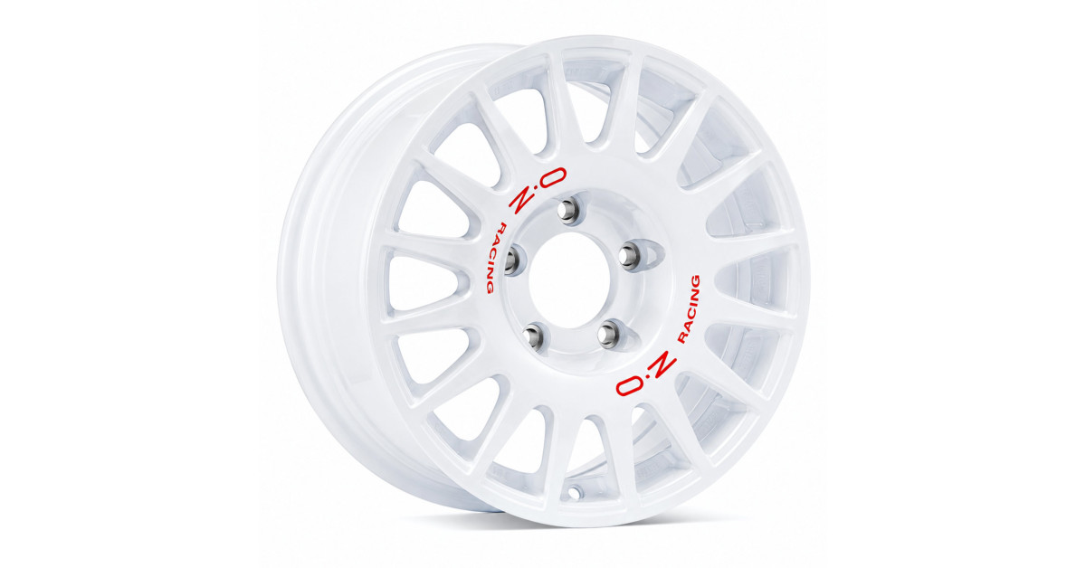 Llanta de aluminio OZ Racing Rally Terra 15x6 Blanco Racing - Renault Clio Rally3 - W01E1005133